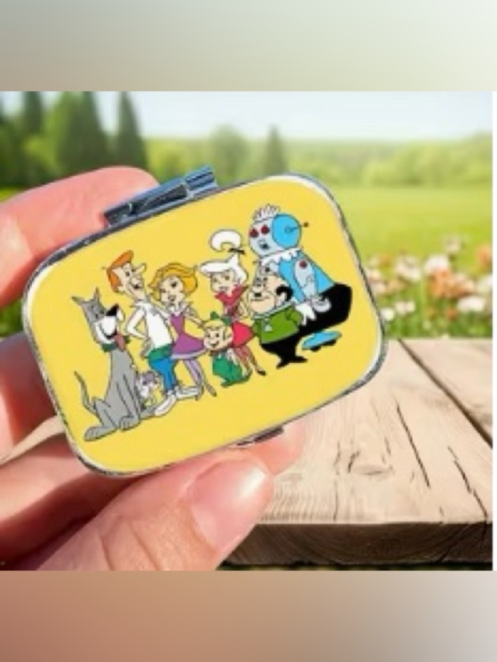 Character Inspired Pill Organizer 2-Compartment Compact Pill Case New - Picture 4 of 6